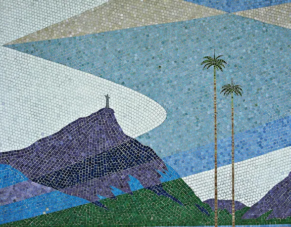 Painel no Clube Monte Líbano